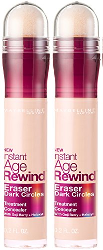 Maybelline Instant Age Rewind Eraser Dark Circles Treatment Multi-Use Concealer, Fair, 0.2 Fl Oz (Pack of 2) Maybelline New York