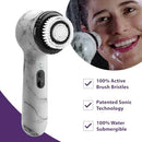 Michael Todd Beauty Soniclear Allure 2024 Best of Beauty Winner Facial Cleansing + Exfoliation Brush System with Antimicrobial Protected Bristles, 4 speeds, Serum Infusion Head + Travel Case Infinity Warehouse