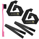 5PCS Edge Band for Wigs, Elastic Bands for Wig, Edge Scarf for Hair with Hair Edge Brush for Your Baby Hair, Non Slip Hair Wrap Elastic Headband Edge Laying Band For Baby Hair Closure Frontal Wigs LEEONS Store