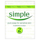 Simple 2-pack Pure Soap For Sensitive Skin for Women Simple
