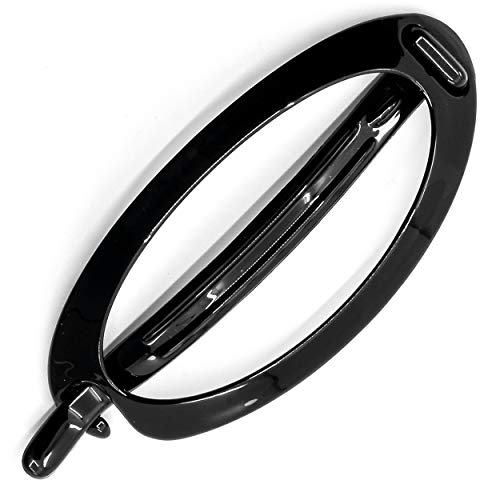 Camila Paris CP2318 French Hair Barrette Clip, Flexible Ponytail Holder No Metal Parts, Strong Hold Grip Hair Clips for Women, No Slip and Durable Styling Girls Hair Accessories, Made in France Camila
