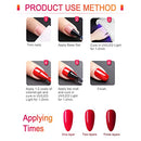 CANNI 6Pcs 9ml Hema-Free Nail Dehydrator Primer, Base Coat Reinforce Diamond Gel Top Coat and Matte Top Coat Gel Nail Polish Set, Soak Off LED Nail Gel Polish Set Nail Art Starter Manicure Salon Infinity Warehouse