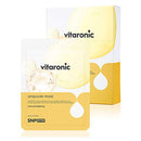SNP PREP - Vitaronic Ampoule Korean Sheet Mask - Nourishing & Moisturizing Effects for All Skin Types - 10 Sheets - Best Gift Idea for Mom, Girlfriend, Wife, Her, Women SNP Shining Nature Purity Store