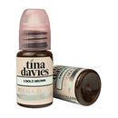 Tina Davies Professional X Perma Blend Brow Pigment - Permanent Eyebrow Makeup - Colours Heal True to Tone - High Retention - Bold Brown, 1/2oz Tina Davies
