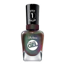 Sally Hansen Miracle Gel Nail Polish, 781 Deep Sea Diamond, 841 Holllaa-Gram, 0.5 Fl Ounce Sally Hansen