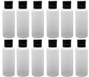 12-2-ounce Travel Bottles with Flip Caps (Black Cap) APAK GOODS