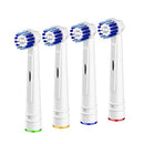 Replacement Toothbrush Heads Compatible with Oral B Braun,4 Pack Professional Electric Toothbrush Heads Brush Heads Refill for Oral-B 7000/Pro 1000/9600/ 500/3000/8000 Voguish