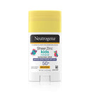 Neutrogena Sheer Zinc Oxide Kids Mineral Sunscreen Stick, Broad Spectrum SPF 50+ & UVA/UVB Protection & Water Resistant with Residue Free, No Mess Application/Oil/Paraben/Fragrance, 1.5 Oz Neutrogena