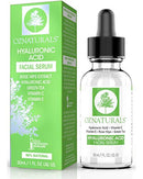 OZNaturals Hyaluronic Acid Serum with Rose Hips Extract, Astaxanthin, Green Tea, Vitamin E, and Vitamin E - Anti-Aging Serum for Plump, Hydrated, Wrinkle Free Skin - Cold-Processed For Potency OZNaturals
