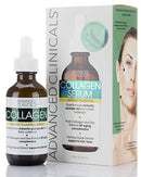 Advanced Clinicals Collagen Face Serum Skin Care Anti Aging Moisturizer For Skin Tightening, Brightening & Hydrating. Facial Collagen Peptide Booster Helps Smooth & Plump Dry Skin, 1.75 Fl Oz Advanced Clinicals