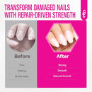 Protein Nail Strengthener for Gel Enthusiasts: Repair Thin Weak Peeling Nails After Acrylics Gel Removal - Milky White Nail Hardener and Growth Treatment Ridge Filler Milky White Polish Infinity Warehouse