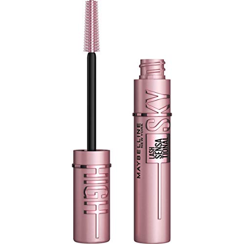 Maybelline New York Sky High Washable Mascara Makeup, Volumizing Mascara, Buildable, Lengthening Mascara, Defining, Curling, Multiplying, Blackest Black, 0.24 fl. Oz Maybelline New York