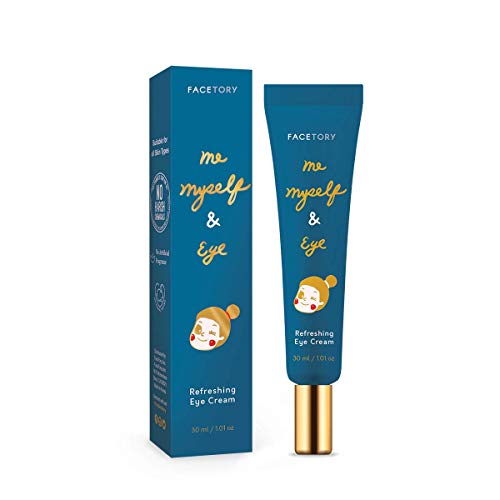 FaceTory Me, Myself & Eye Refreshing Eye Cream | 30ml/1.01oz Moisturizing and Calming Eye Cream with Rice Water and Bifida Lysate Ferment Probiotic for Dryness, Dullness, Wrinkles, Fine Lines FACETORY