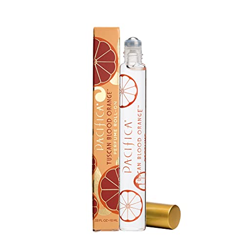 Pacifica Beauty Tuscan Blood Orange Rollerball Clean Fragrance Perfume, Made with Natural & Essential Oils, 0.33 Fl Oz | Vegan + Cruelty Free | Phthalate-Free, Paraben-Free | Travel Size Pacifica