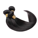 8 Inch Human Hair Weft Sew In Natural Black Brazilian Hair 3 Bundles Short Silky Straight Unprocessed Hair Weave Extensions for Women 8"x3