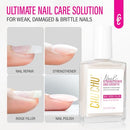 Protein Nail Strengthener for Gel Enthusiasts: Repair Thin Weak Peeling Nails After Acrylics Gel Removal - Milky White Nail Hardener and Growth Treatment Ridge Filler Milky White Polish Infinity Warehouse