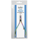 ForPro Professional Collection Titanium Cuticle Nipper ¼ Jaw, Stainless Steel Precision Blades, for Trimming Cuticles & Hangnails, Rainbow Colored ForPro Professional Collection