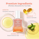 modelones Nail Strengthener and Growth Nail Hardener Extra Strong and Growth Nude Nail Polish Nail Repair for Damaged Nails Strengthening Polish Ridge Filler for Nails 15ml Infinity Warehouse
