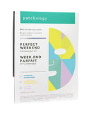 Patchology"Perfect Weekend" Facial Sheet Mask w/Hyaluronic Acid & Firming Formula - Men & Women Face Masks Skincare Sheet for Moisturizing and Hydrating Skin - Best Face Sheets Moisturizer (3 Count) Patchology