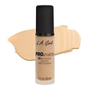 L.A. Girl Cosmetics LA PRO.mattte HD.highdefinition long wear matte foundation, GLM671 Ivory, 16 Ounce L.A. Girl Cosmetics