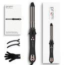 Prizm 1 Inch Wavy Professional Rotating Curling Iron, Nano Titanium Auto Spin Curling Wand Hair Curler with 11 Adjustable Temps 250°F to 450°F, Anti-Scald & Dual Voltage Prizm