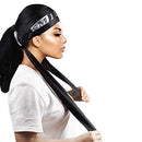 Satin Edge Laying Scarf Wrap for Hair Wig Wrap Grip Band 58 X 3 Inches for Women Lace Frontal Wigs Makeup Facial Sport Yoga (1pcs) Bevisun