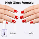 GELLEN Clear Nail Polish Top Coat, High Gloss Shine Top Coat Quick Air Dry UV-Resistant, Long Wear and Scratch Resistant, Chip Resistant, Protects Color & Nails, Non UV Gel, Hema Free, Non-toxic Infinity Warehouse