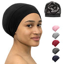 Satin Bonnet Lined Sleeping Beanie Hat Bamboo Headwear Frizzy Natural Hair Nurse Cap for Women and Men CAPLORD