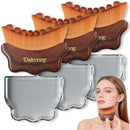 New Lymphatic Contour Face Brush - Facial Sculpting & Anti-Puffiness Tool | Ultra Soft Dry Brush for Jawline Massage & Lymphatic Drainage | Ergonomic Design (Brown, 3pc) Infinity Warehouse