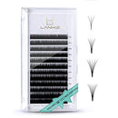 LANKIZ Volume Eyelash Extensions Individual Lashes 0.07mm CC Curl 8-15mm Mixed Easy Fan Volume Lashes Rapid Blooming Self Fanning Lash Extensions LK LANKIZ