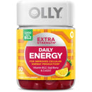 OLLY Extra Strength Daily Energy Gummy, Caffeine Free, 1000mcg Vitamin B12, CoQ10, Goji Berry, Adult Chewable Supplement, Berry Yuzu Flavor - 60 Count Infinity Warehouse