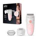 Braun Epilator Silk-épil 5 5-620, Hair Removal for Women, Shaver & Trimmer, Cordless, Rechargeable, Wet & Dry , 6 Piece Set Braun