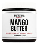 100% Pure Mango Butter - Can Substitute Shea Butter in Soap and Lotion Recipes - Moisturizing, Scent-free, Hexane-free - 8oz Jar by Better Shea Butter Better Shea Butter