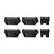 Replacement Thermicon Refill Tips for NONO Hair Removal Epilator 8800 Mini Pro 3 and Pro 5 (4 Wide &2 Narrow) XSPANDER