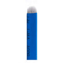 50PCS Blue U18 U-Shape Microblading Needles Eyebrow Tattoo Needles Permanent Makeup Manual Blades(U18) HiTreasure
