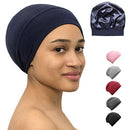 Satin Bonnet Lined Sleeping Beanie Hat Bamboo Headwear Frizzy Natural Hair Nurse Cap for Women and Men CAPLORD