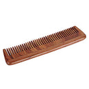 SVATV HANDCRAFTED ROSEWOOD COMB FOR DETANGLING HAIR FOR THICK, CURLY AND WAVY HAIR, NON-STATIC AND ECO-FRIENDLY WITH WIDE TOOTH FOR GROOMING HAIR COMB FOR MEN & WOMEN - (S-42) SVATV