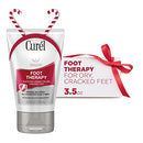 Curél Foot Therapy Cream, Soothing Lotion for Dry, Callused Feet and Cracked Heels, Quick Absorbing, Humectant Moisturizer, 3.5 Ounce, with Shea Butter, Coconut Milk, and Vitamin E Curel
