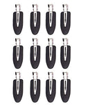 Conpru 12 pieces No Bend Hair Clips, No Crease Hair Clips, Makeup No Bend Hair Clips for Hair Styling and Makeup Application Conpru