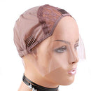 Bella Hair Breathable Swiss Lace Front Wig Cap for Making Wigs with Adjustable Straps and Combs Large Size Violet Bella Hair