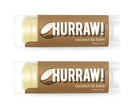 Hurraw! Coconut Lip Balm, 2 Pack: Organic, Certified Vegan, Cruelty and Gluten Free. Non-GMO, 100% Natural Ingredients. Bee, Shea, Soy and Palm Free. Made in USA HURRAW!