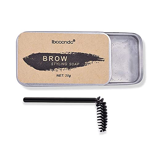 Eyebrow Soap, 3D Brows Styling Soap, Transparent Long Lasting Natural Eyebrow Wax Eyebrow Gel Sokgo