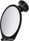 HoneyBull Shower Mirror Fogless for Shaving - with Suction, Razor Holder for Shower & Swivel, Mirrors, Shower Accessories, Bathroom Mirror, Bathroom Accessories, Holds Razors for Men (Black) HONEYBULL