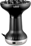Diffuser Hair Dryer for Curly Hair – Ionic Technology Hair Dryer with Adjustable Heat & Speed Settings for Frizz-Free, Defined Curls, Lightweight Hair Dryer, Wavy And Curly Hair (SILVER) Infinity Warehouse