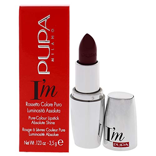 Pupa Milano I'M Pupa Lipstick - Pure, Intense Color Release - Paraben Free, Dermatologist Tested Lip Color - Extreme Luminous Finish - 422 Fancy Violet - 0.123 Oz PUPA Milano