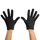 ZenToes Moisturizing Gloves with Gel Lining - Dry Hands Treatment - 1 Pair Hydrating Cracked Hand Healing Gloves - Repair Rough, Chapped Skin Overnight (Cotton Black) ZenToes