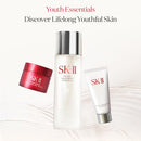 Youth Essentials Skin Care Set - Includes Facial Cleanser, Facial Essence & SKINPOWER Face Cream - Anti Aging Skin Care Set to Reduce Fine Lines & Improve Uneven Texture (3 Count) Infinity Warehouse