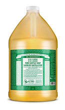 Dr. Bronner’s - Pure-Castile Liquid Soap (Almond, 1 Gallon) - Made with Organic Oils, 18-in-1 Uses: Face, Body, Hair, Laundry, Pets and Dishes, Concentrated, Vegan, Non-GMO Dr. Bronner's