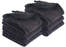 SUNLAND Microfiber Face Makeup Remover Cloths Reusable Facial Cleaning Towel Ultra Soft Washcloths 8inchx16inch，Black 6 Pack SUNLAND