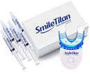 Smile Titan Teeth Whitening Kit, Teeth Whitening Gel (4) with 5X LED Accelerator Light and Tray Teeth Whitener Smile Titan